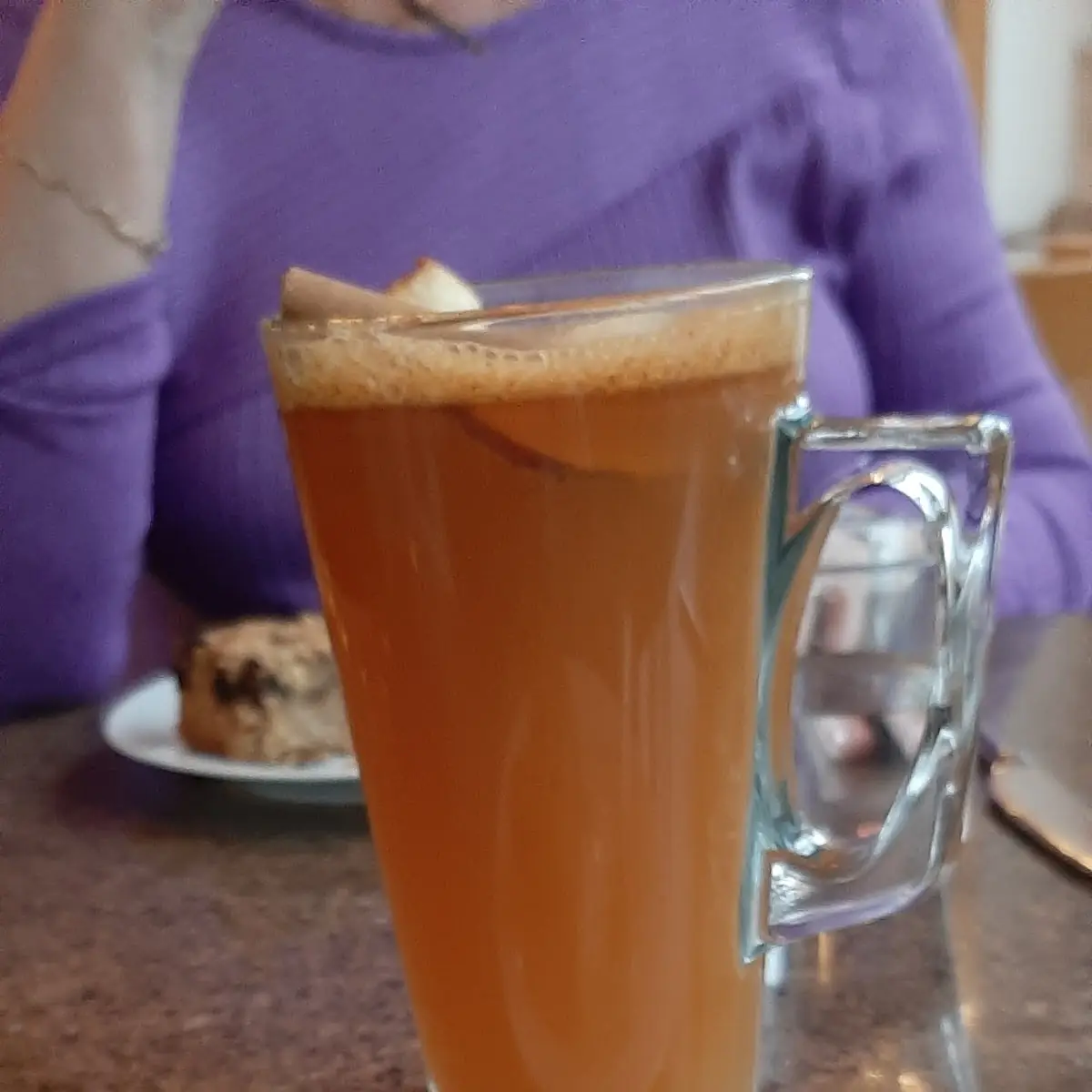 Date Square and Hot Cider