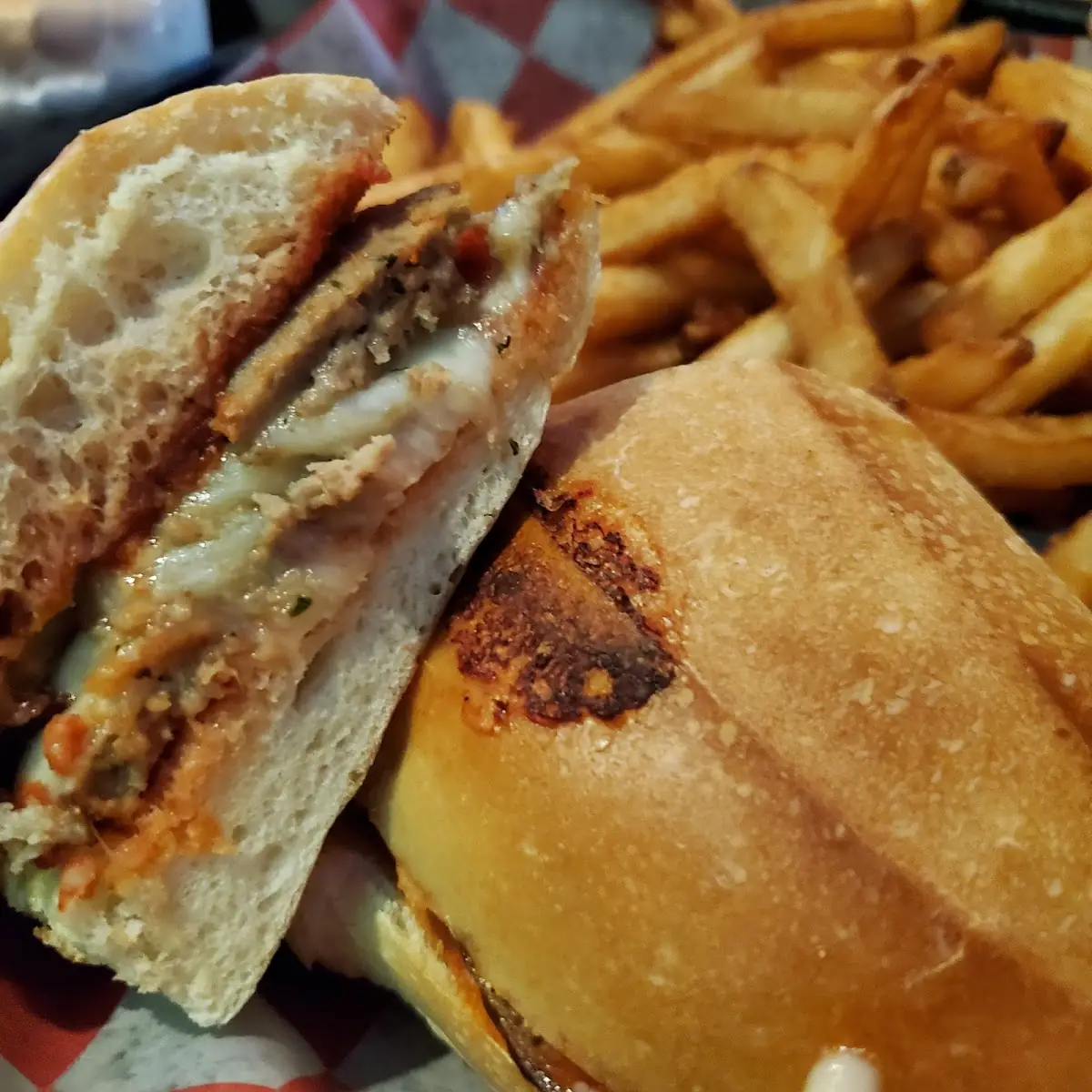 Meatball Parmigiana Sub