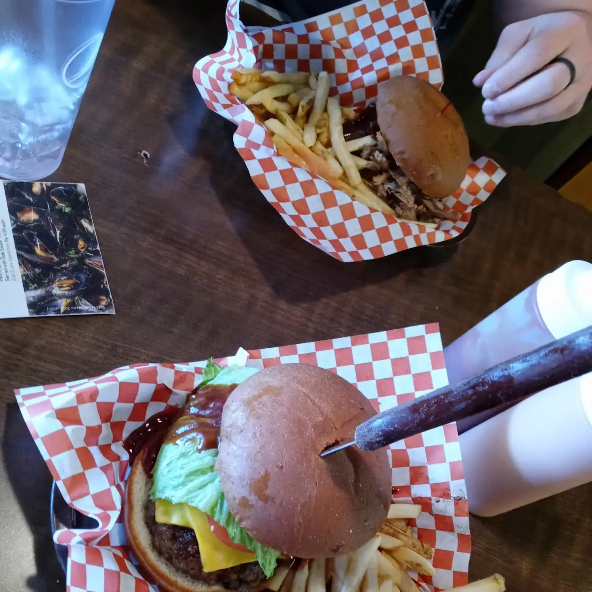 Morey's 50 50 Burger