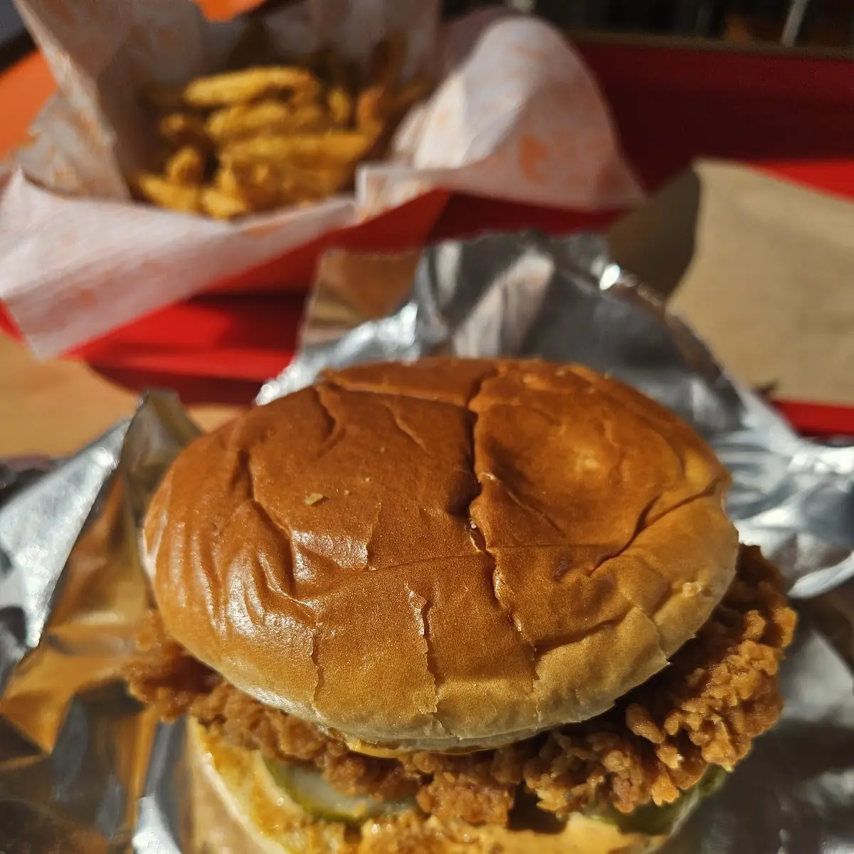 Ghost Pepper Chicken Sandwich, Popeyes Louisiana Kitchen