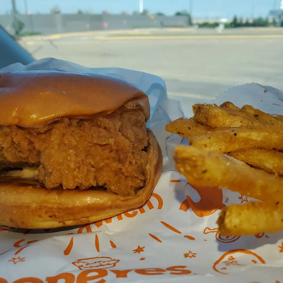 Spicy Chicken Sandwich Combo, Popeyes Louisiana Kitchen