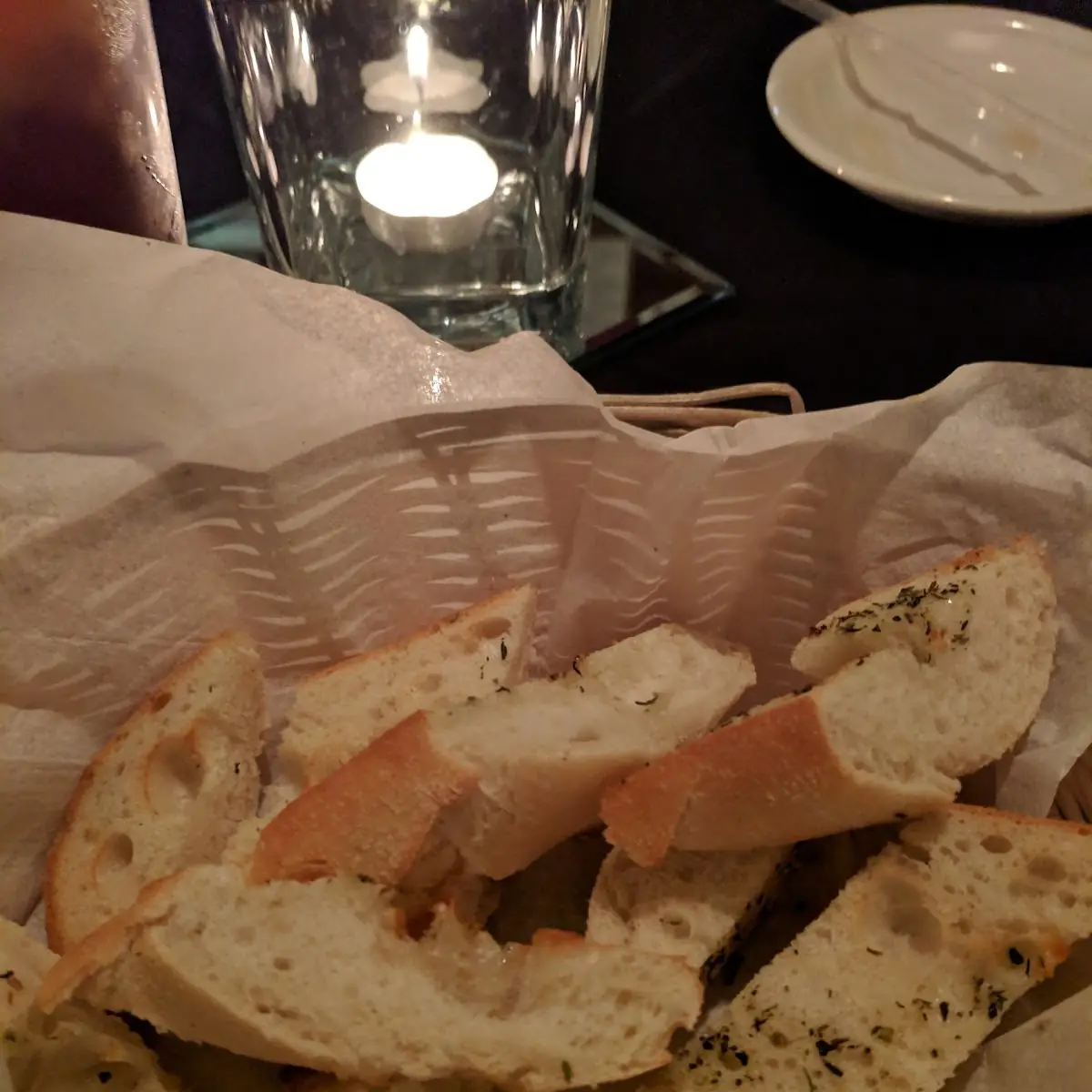 Complimentary Garlic Bread