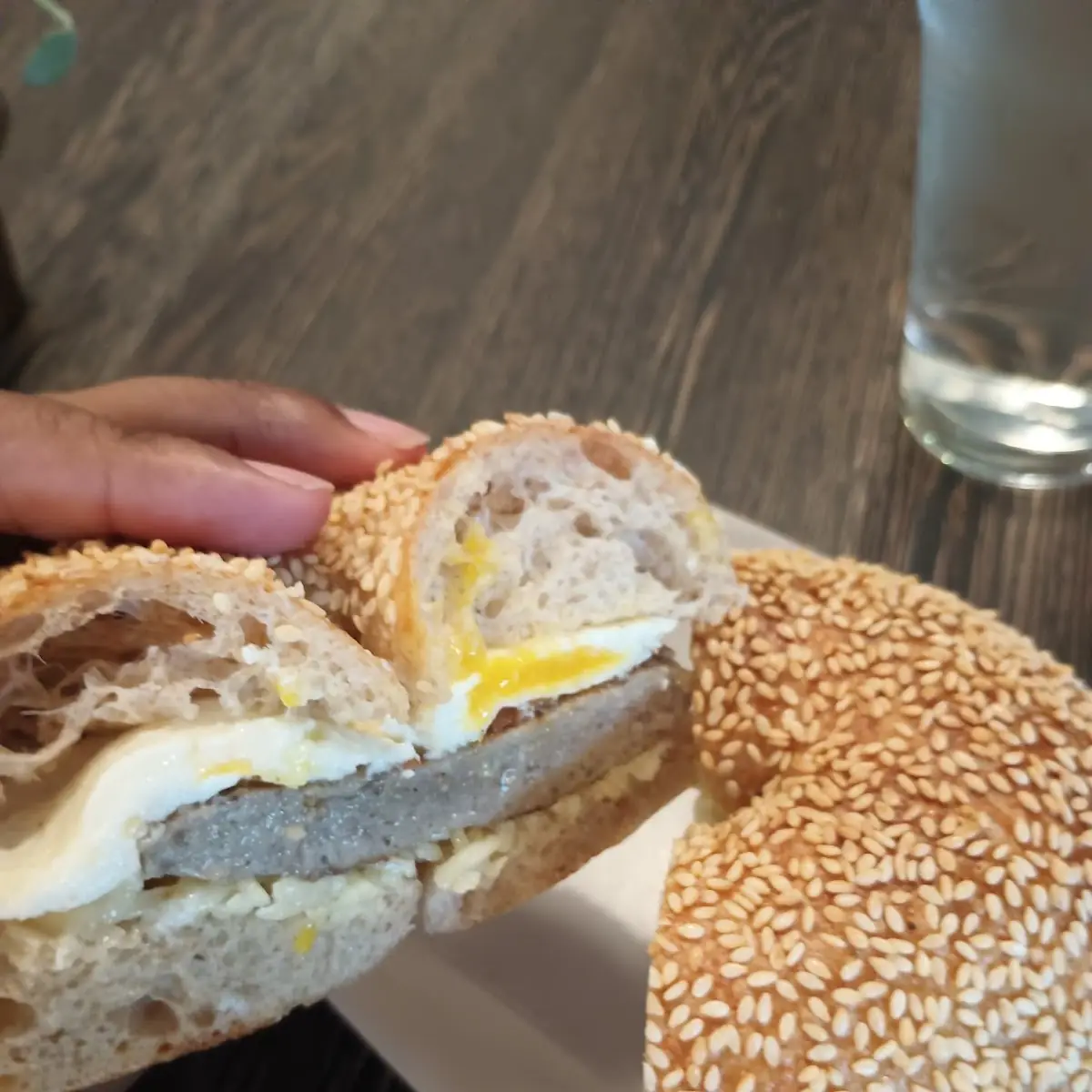 Sausage Egg and Cheese Sandwich