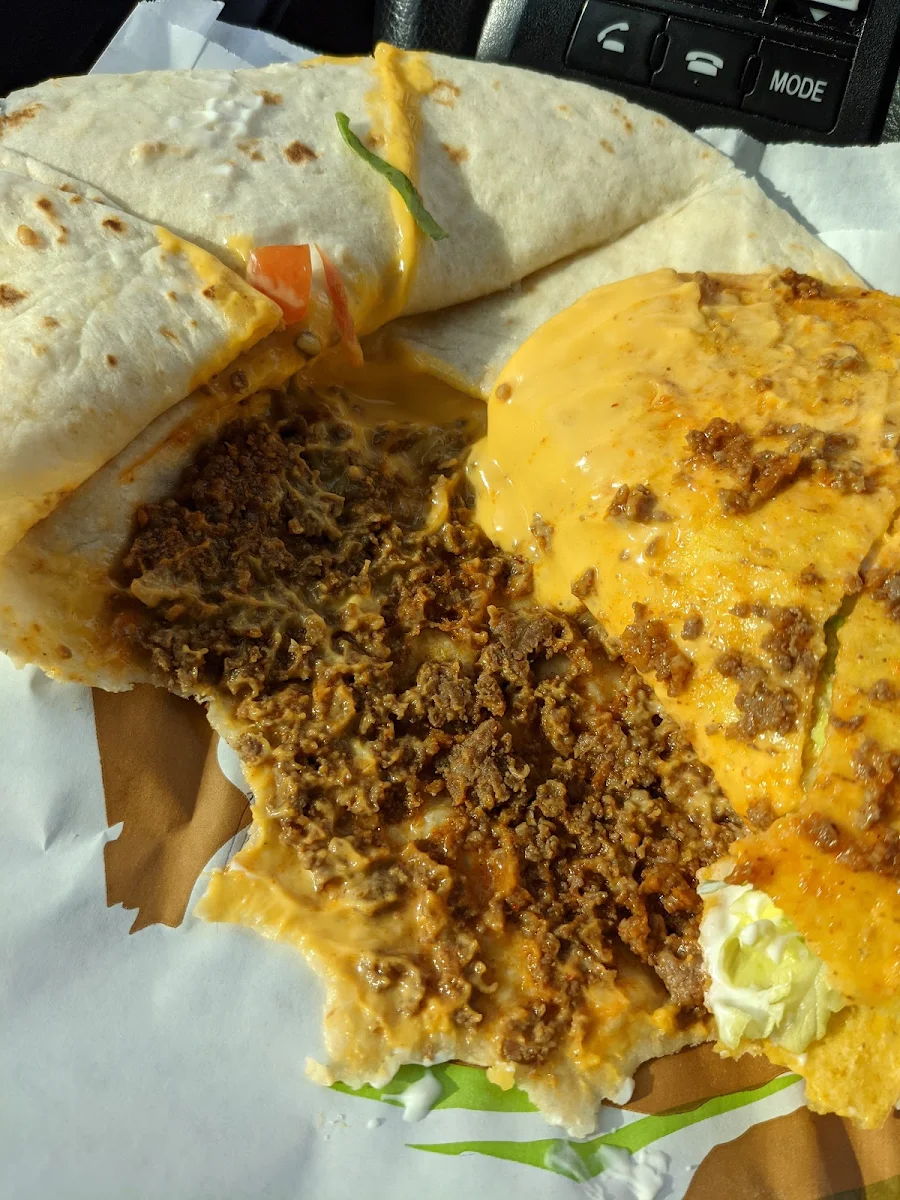 Crunch Wrap That Barely Had Meat on It, Taco Bell