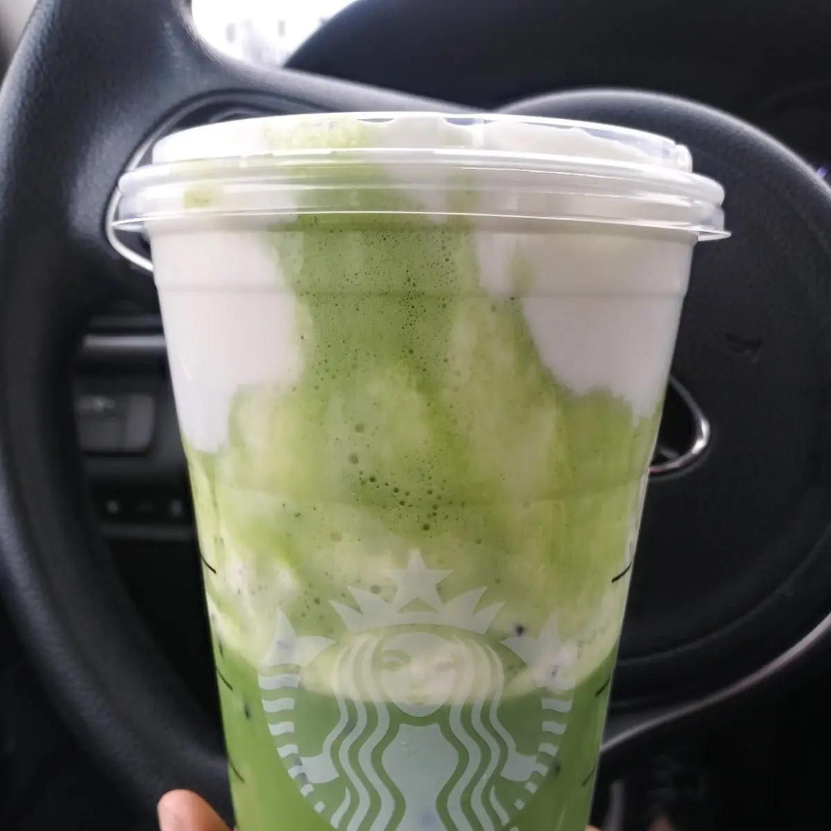 Green Matcha Latte with Extra Cold Foam