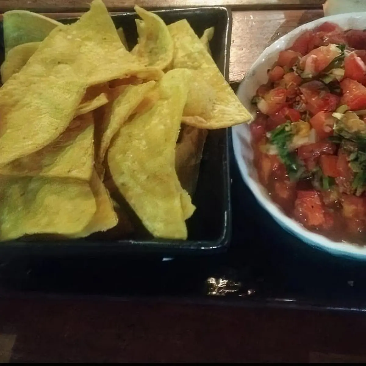 Homemade Taco Chips & Salsa