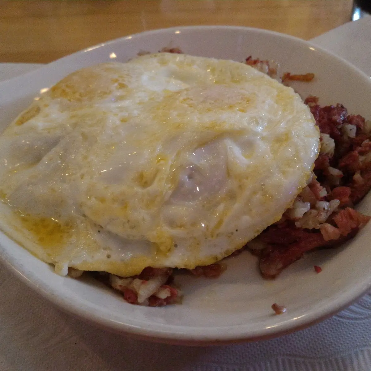 Corned Beef Hash and Eggs