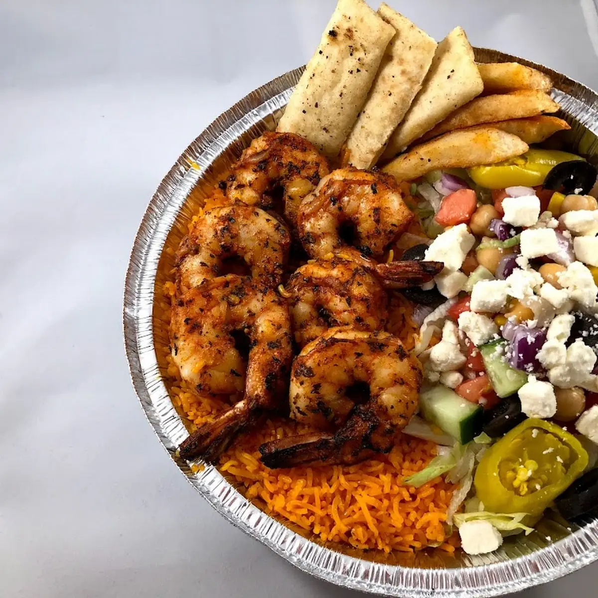 Grilled Shrimp Gyro