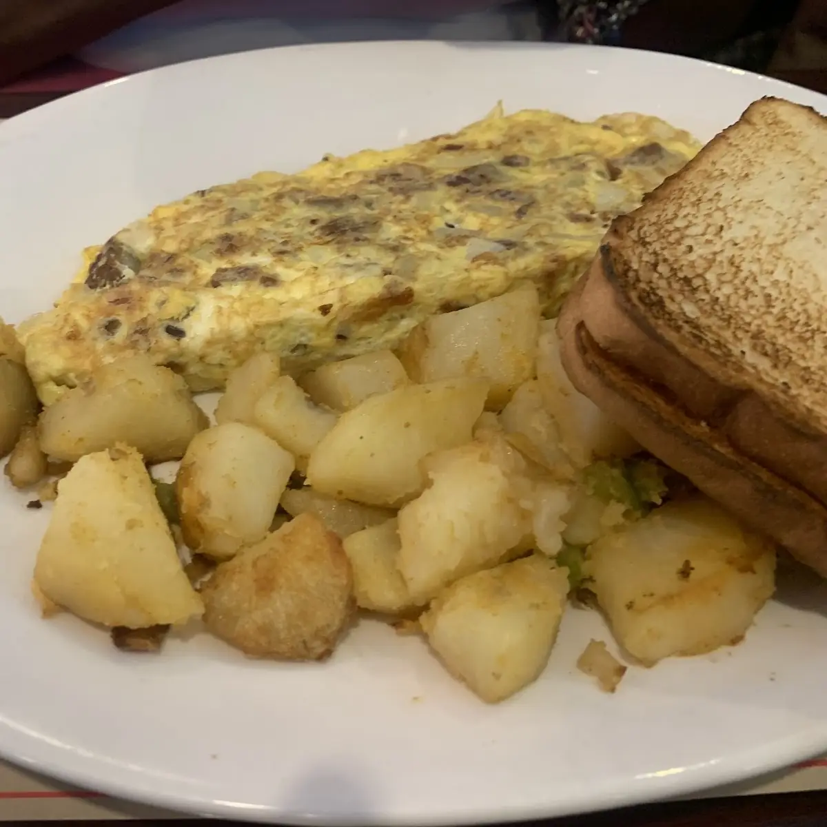Veggie Omelette with Spinach Pie