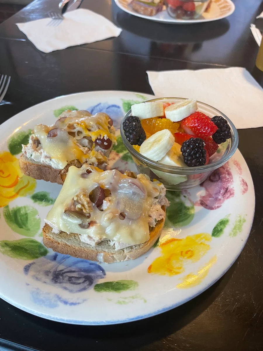Open Face Tuna Melt