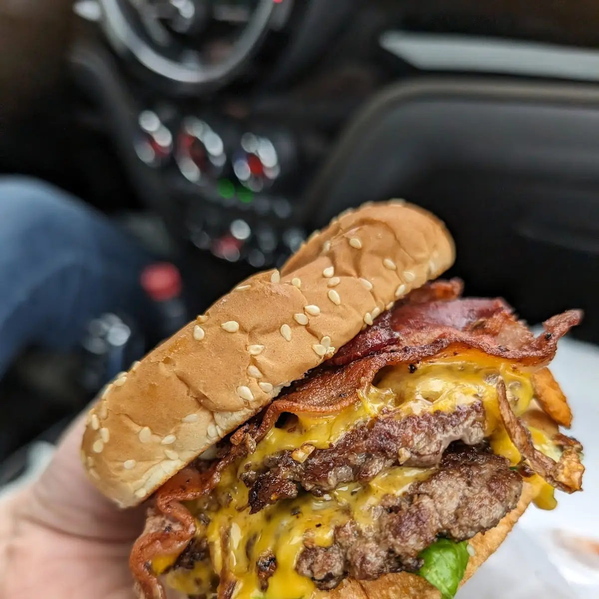 Smash Burger and Fries