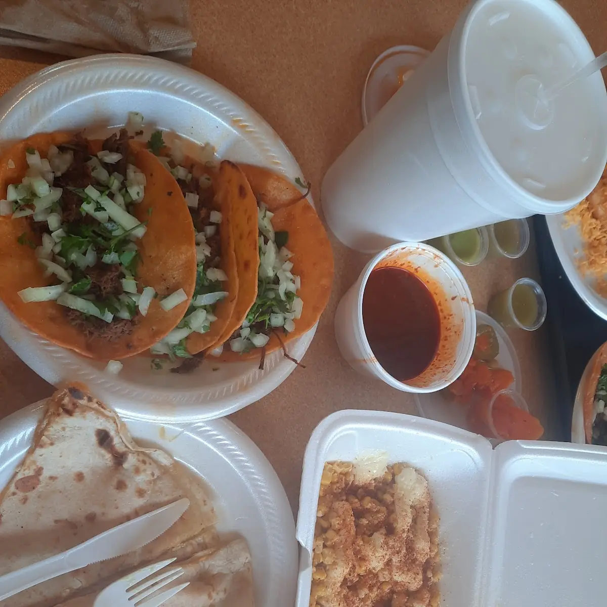 Birria Tacos with Elote