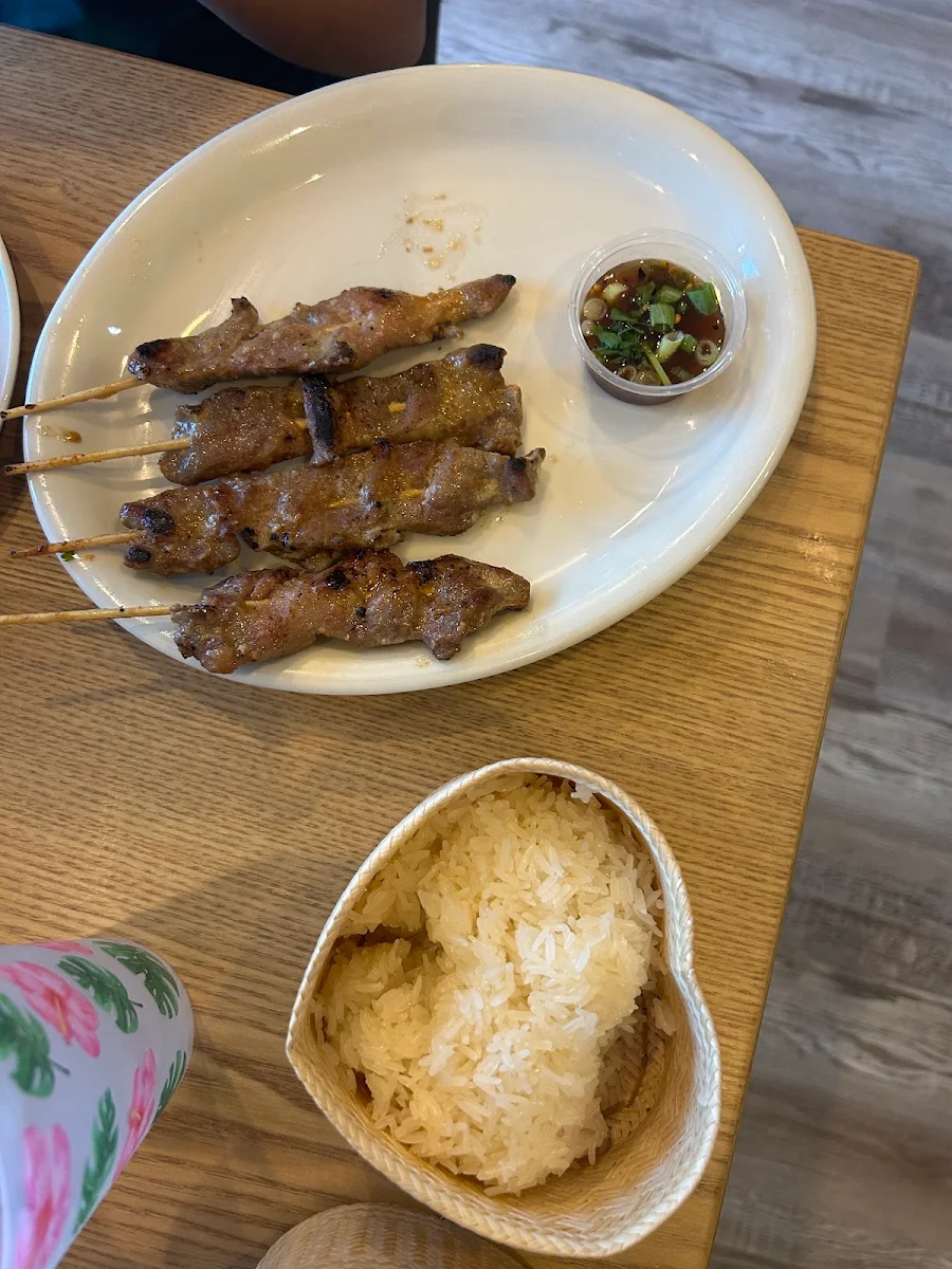 Moo Ping with Sticky Rice