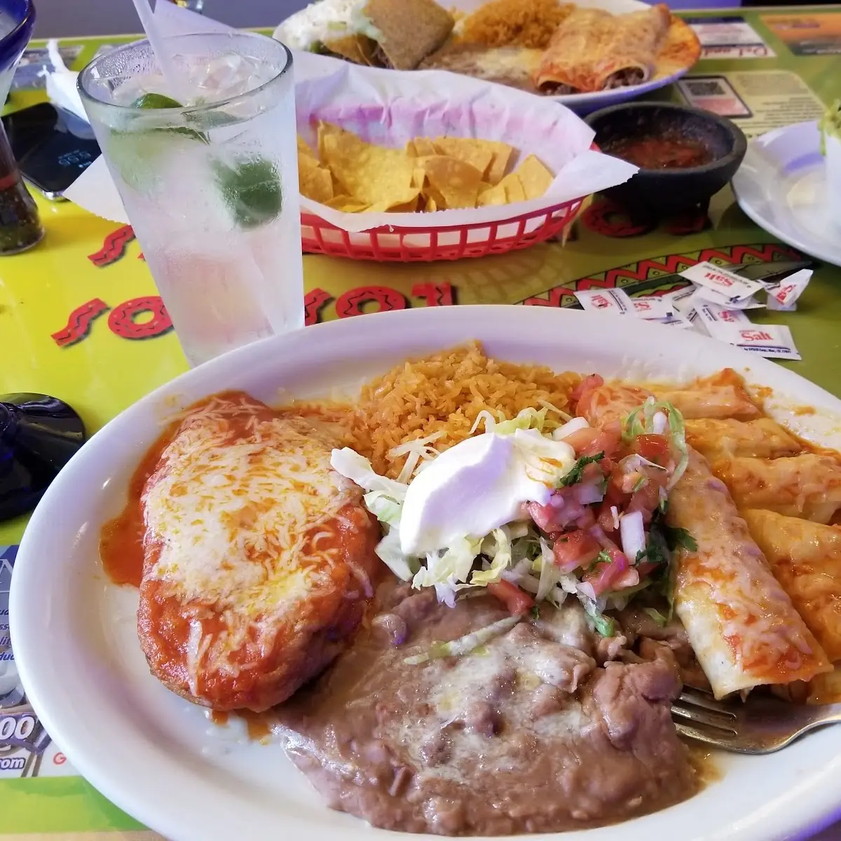 Burrito & Enchilada Plate