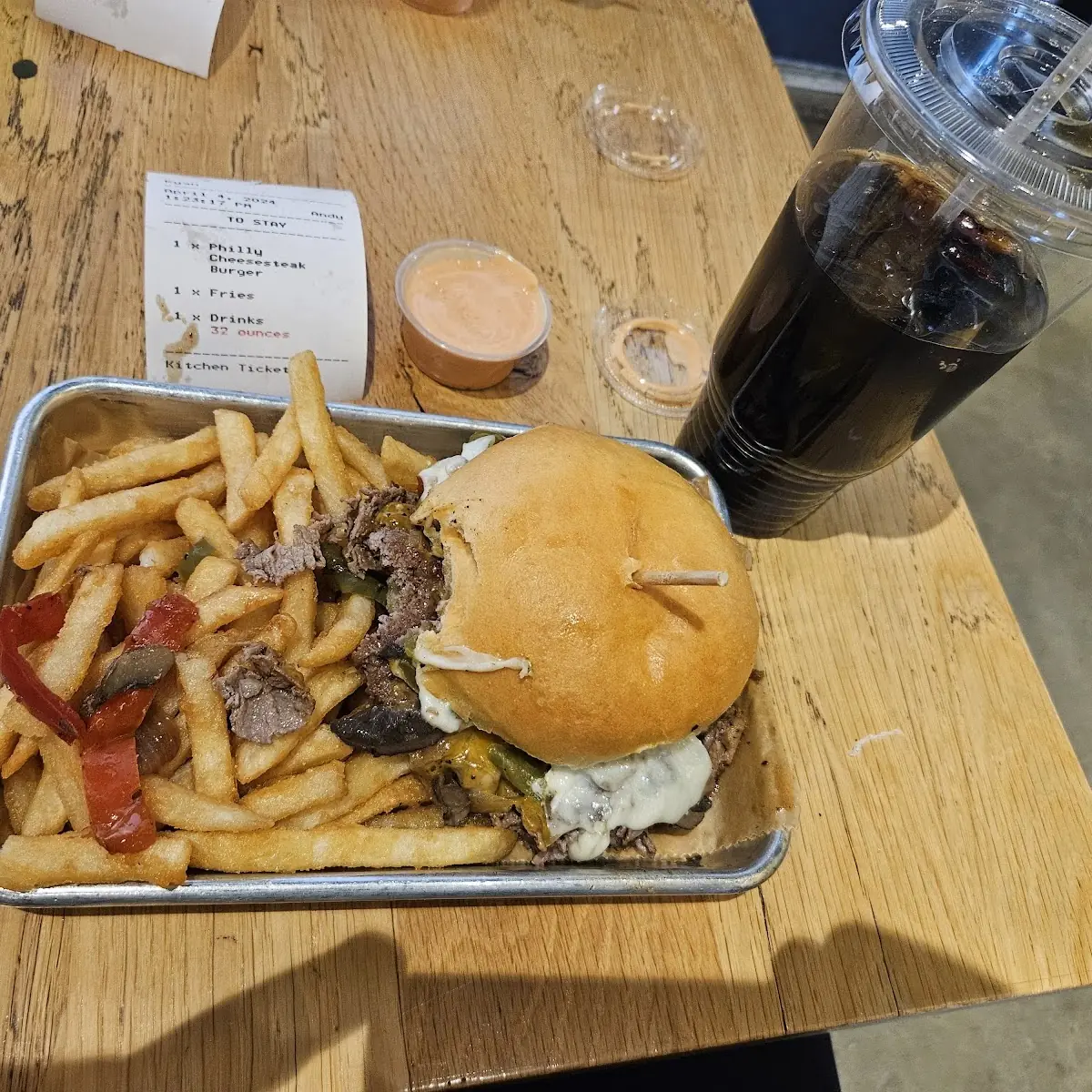 Philly Cheese Steak Sandwich
