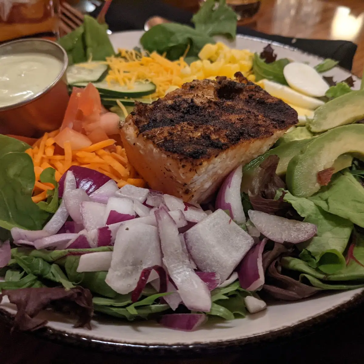 Grilled Salmon Salad