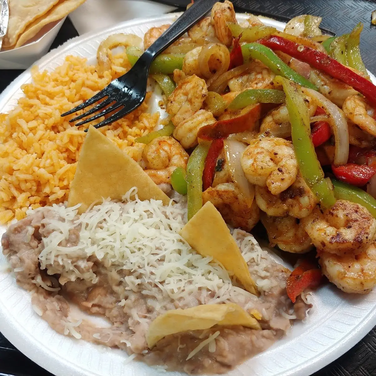 Shrimp Fajitas