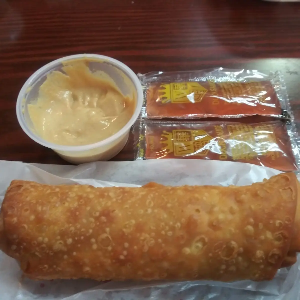 Roast Pork Egg Roll