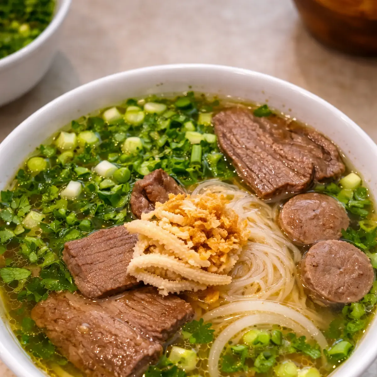 Pho Beef Noodle Soup Guay Tip Nau