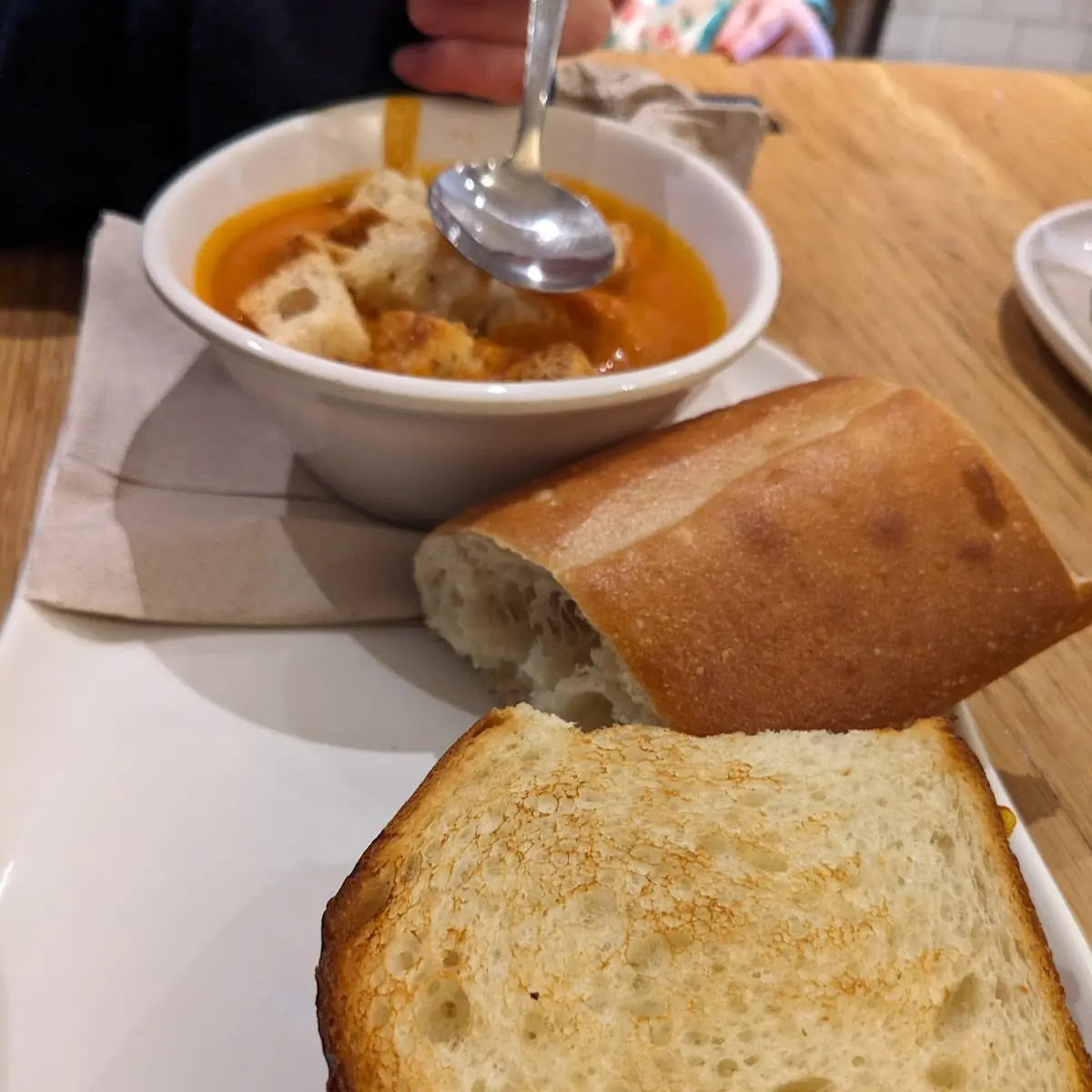 Grilled Cheese Sandwich and Creamy Tomato Soup