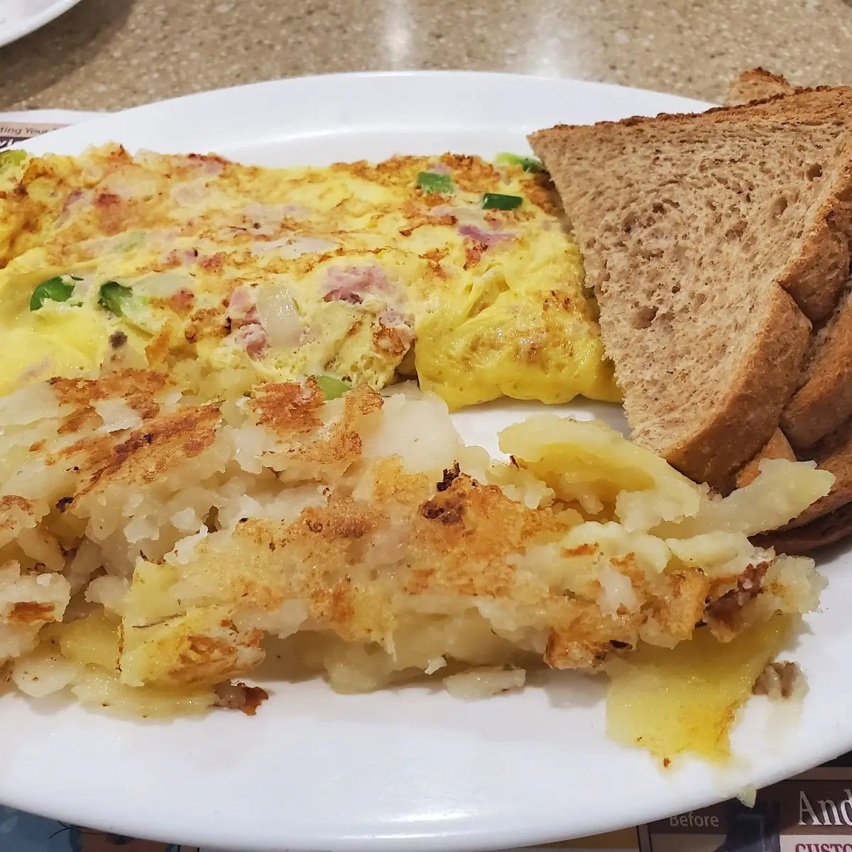 American Cheese Omelette