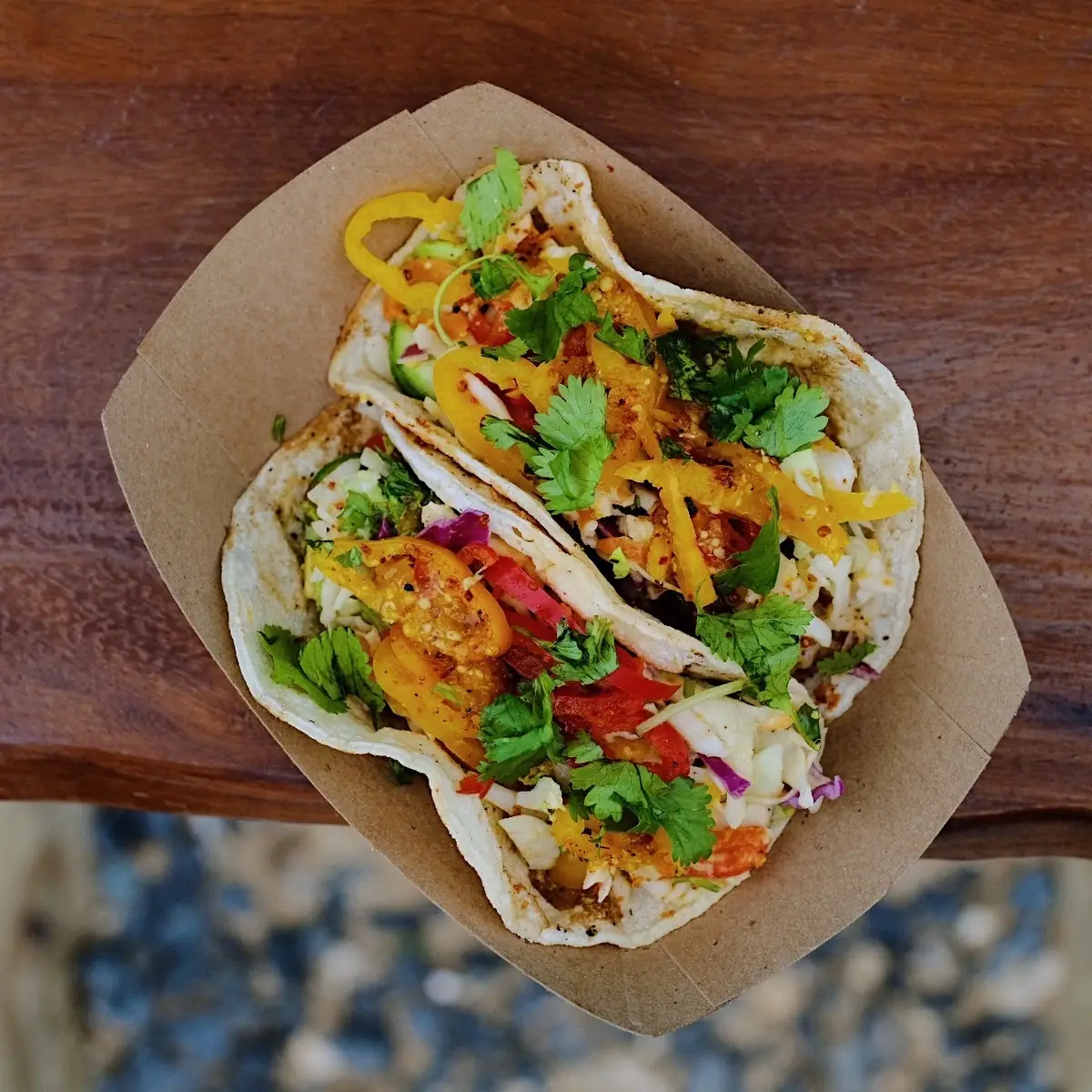 'Steep Drop' Veggie Tacos