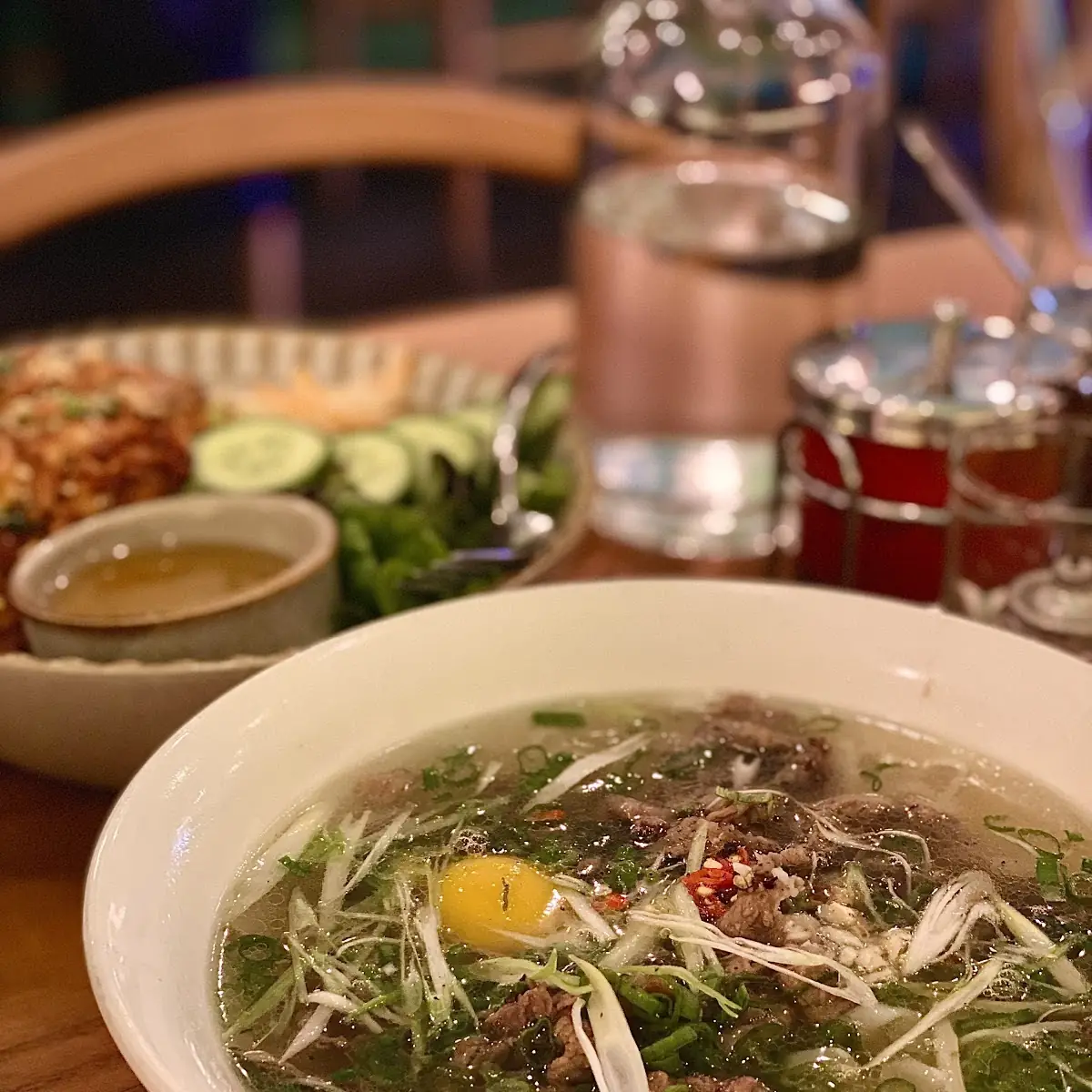 Beef Pho with Fresh Herbs