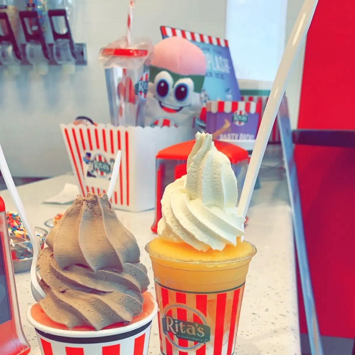 Mango Ice Vanilla Ice Cream