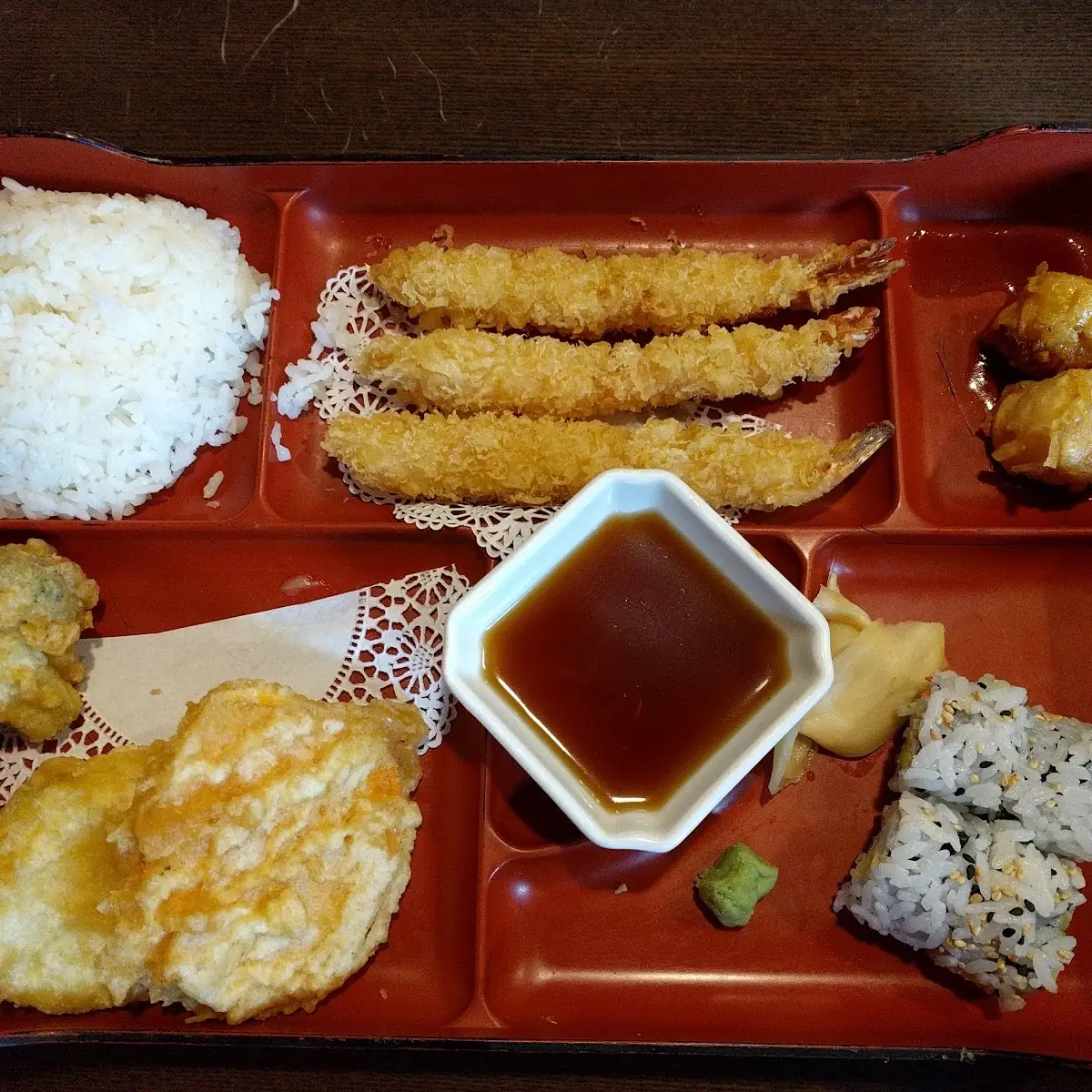 Shrimp Tempura Bento Box