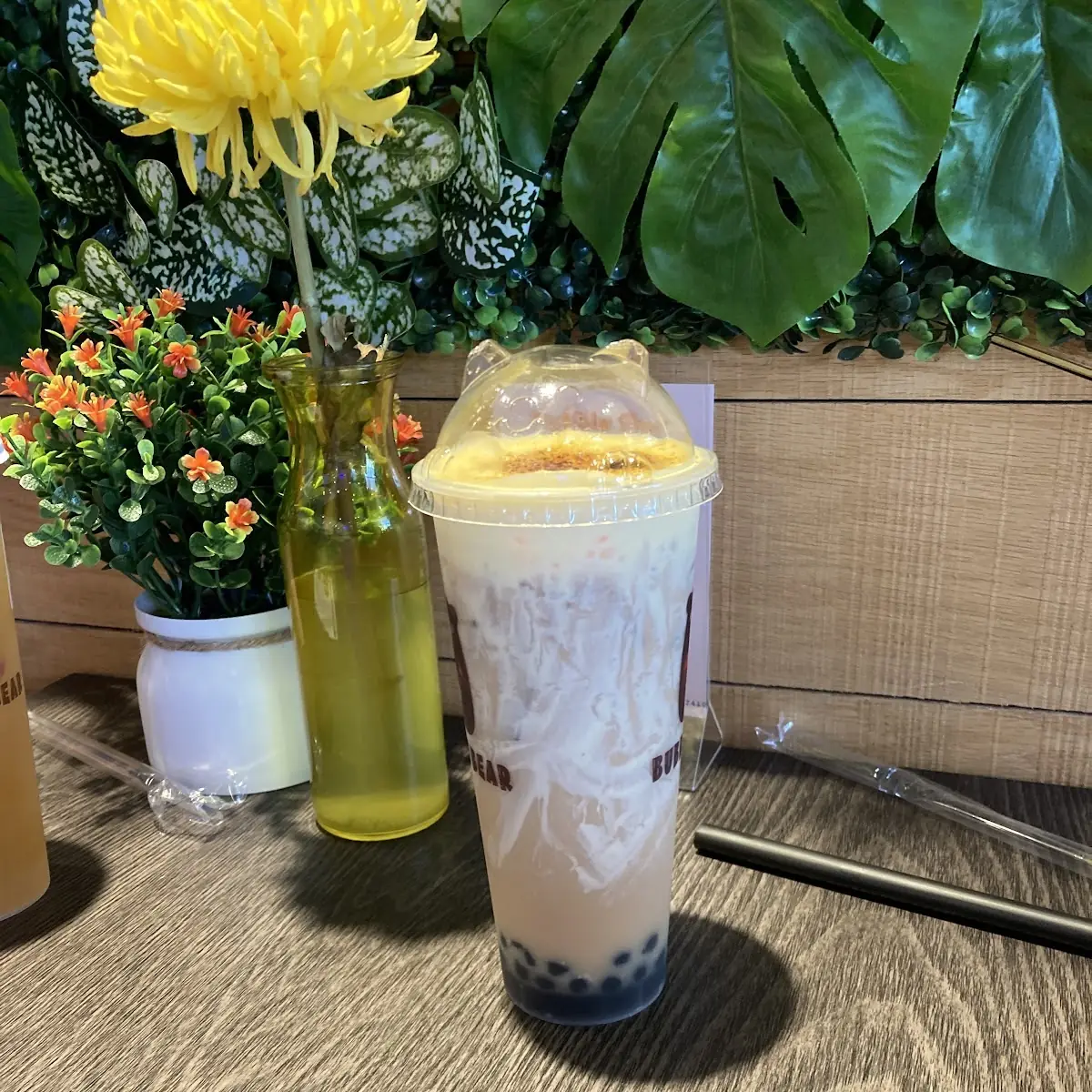 Mango Milk w Milk Foam