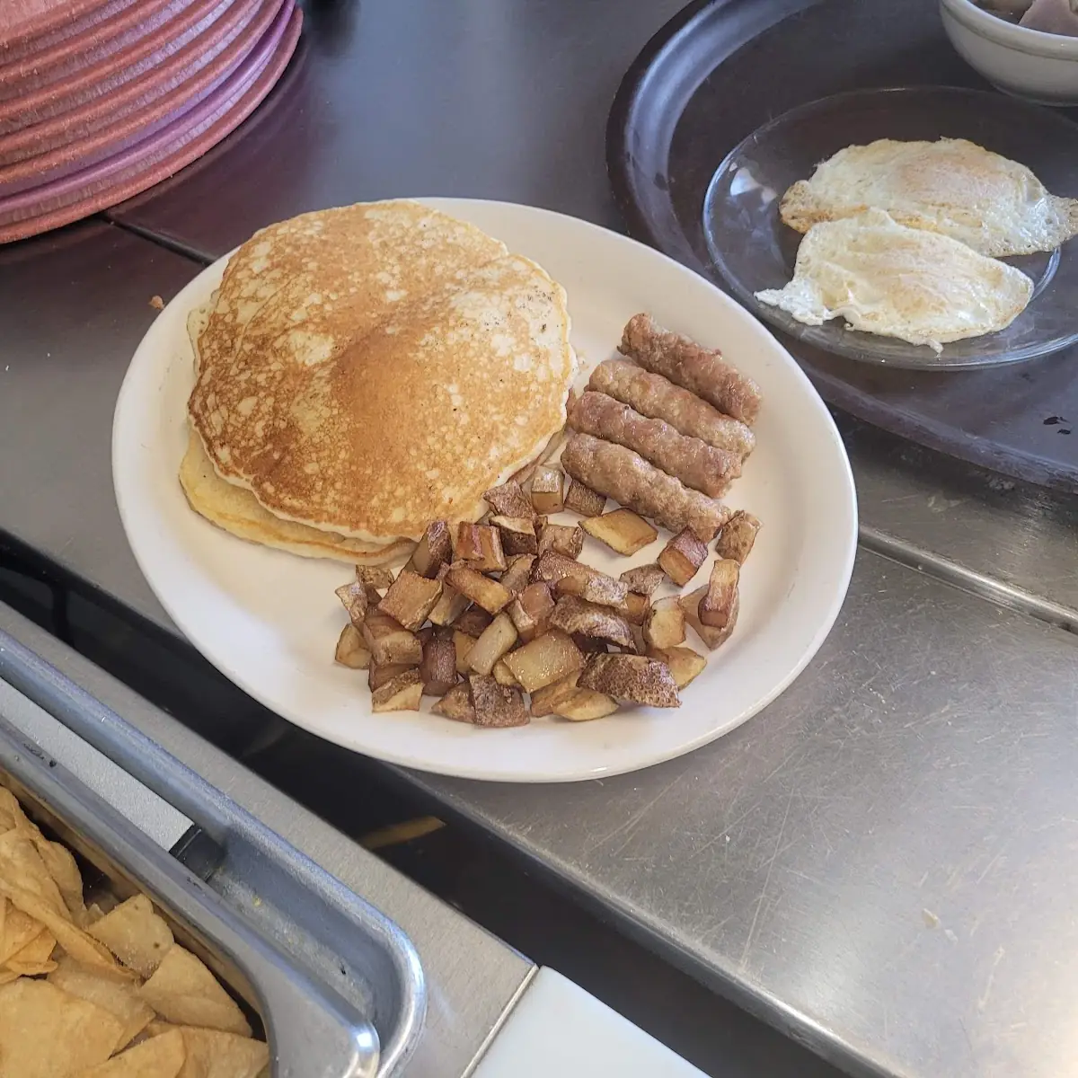 Pancake Platter w Sausage