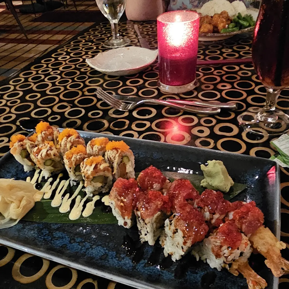 Tiger Roll and Red Dragon Roll