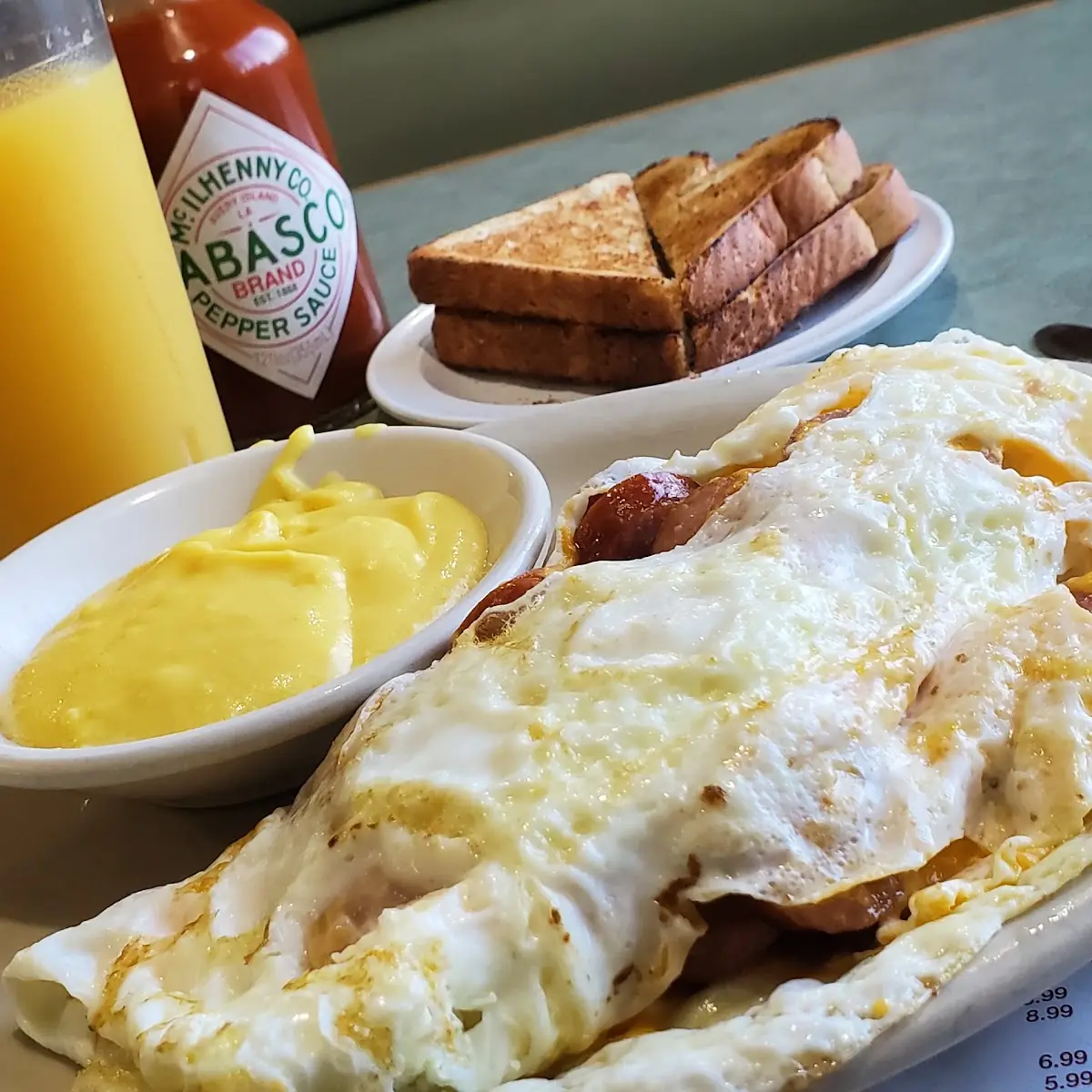 Omelette with Polish Sausage