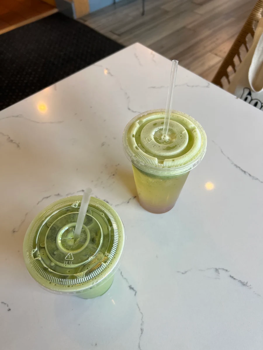 Almond Iced Matcha