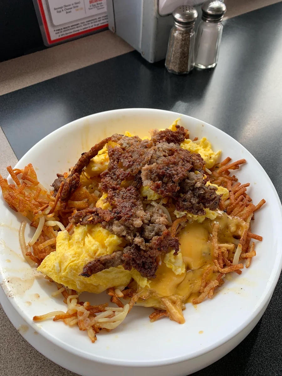 Sausage Egg & Cheese Hashbrown Bowl