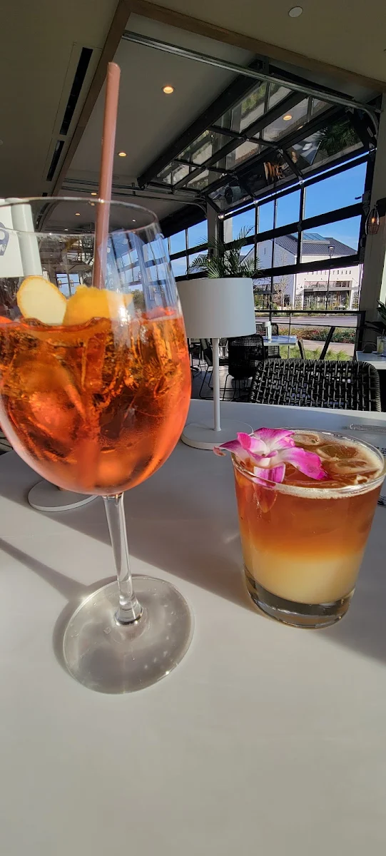 Aperol Spritz and Mai Tai