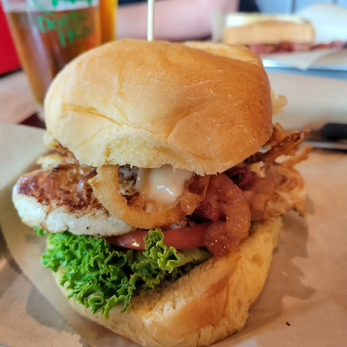 Grilled Boom Boom Chicken Sandwich