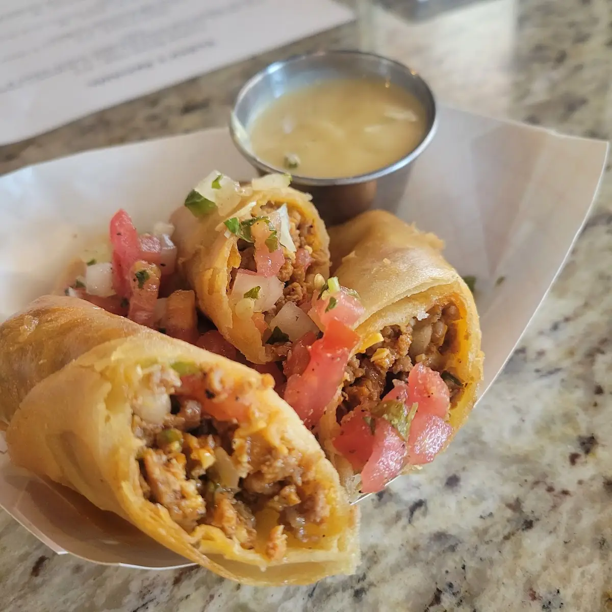 Chorizo Egg Rolls