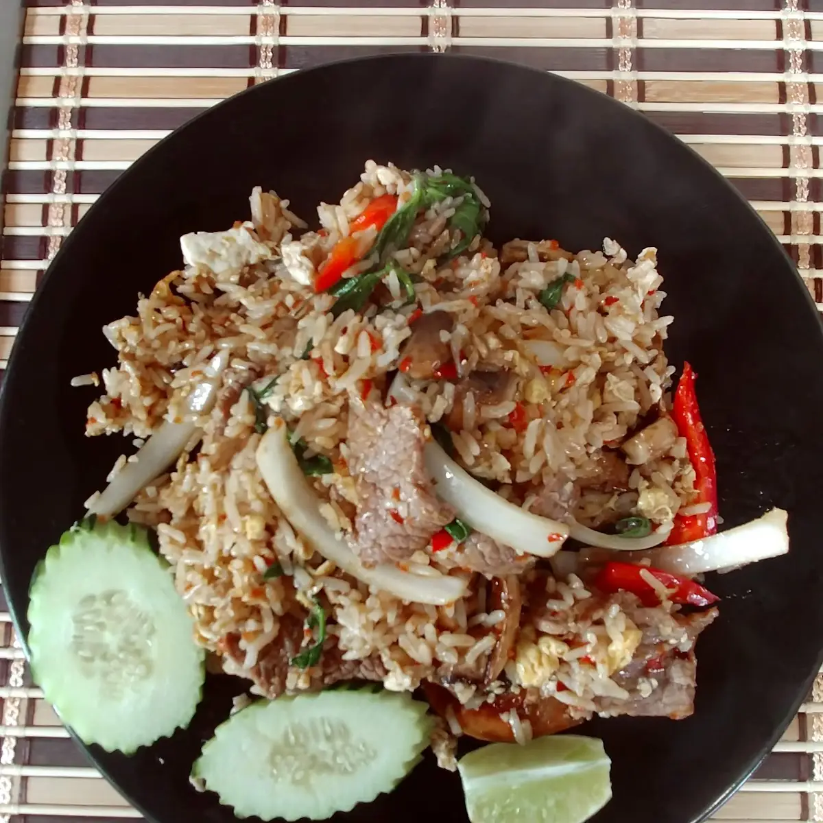 Spicy Basil Fried Rice