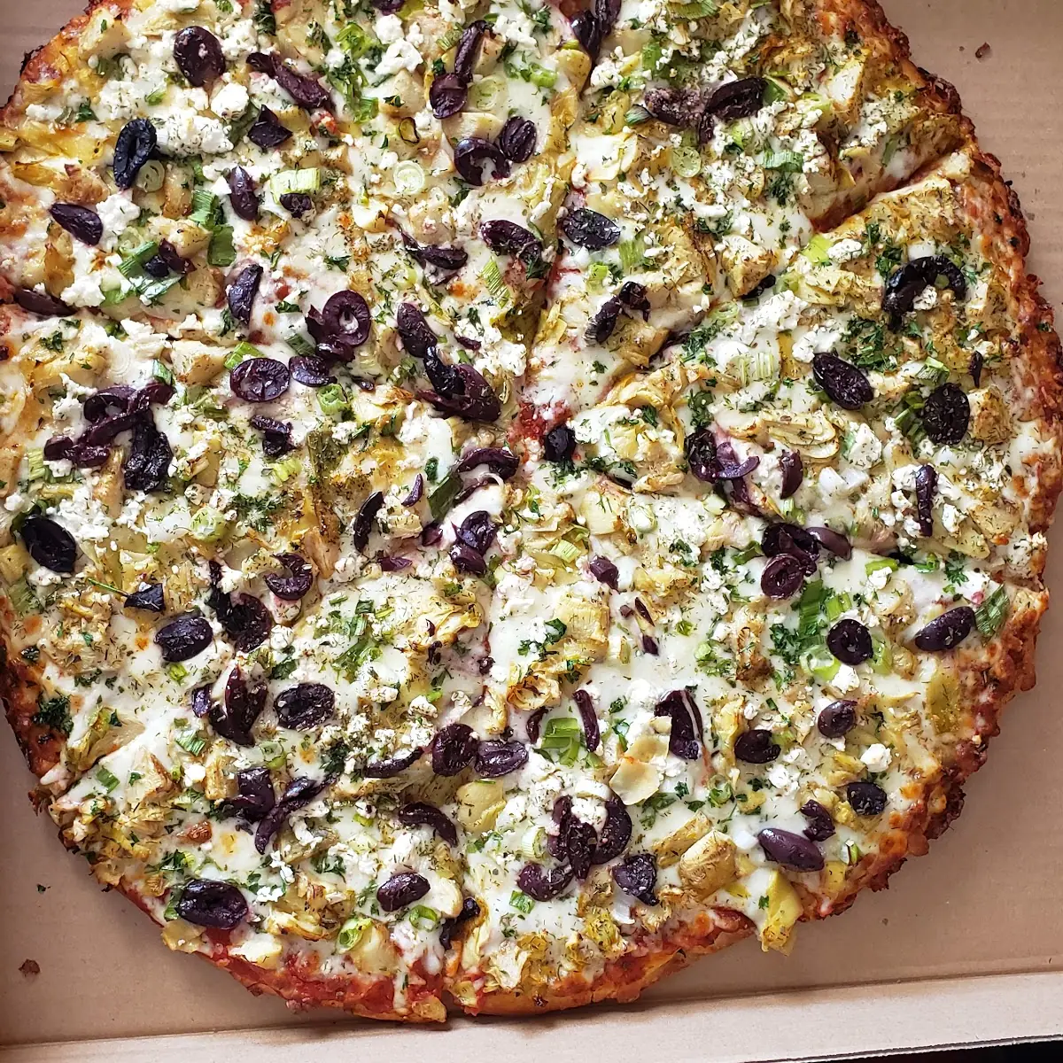 Artichoke Feta Pizza