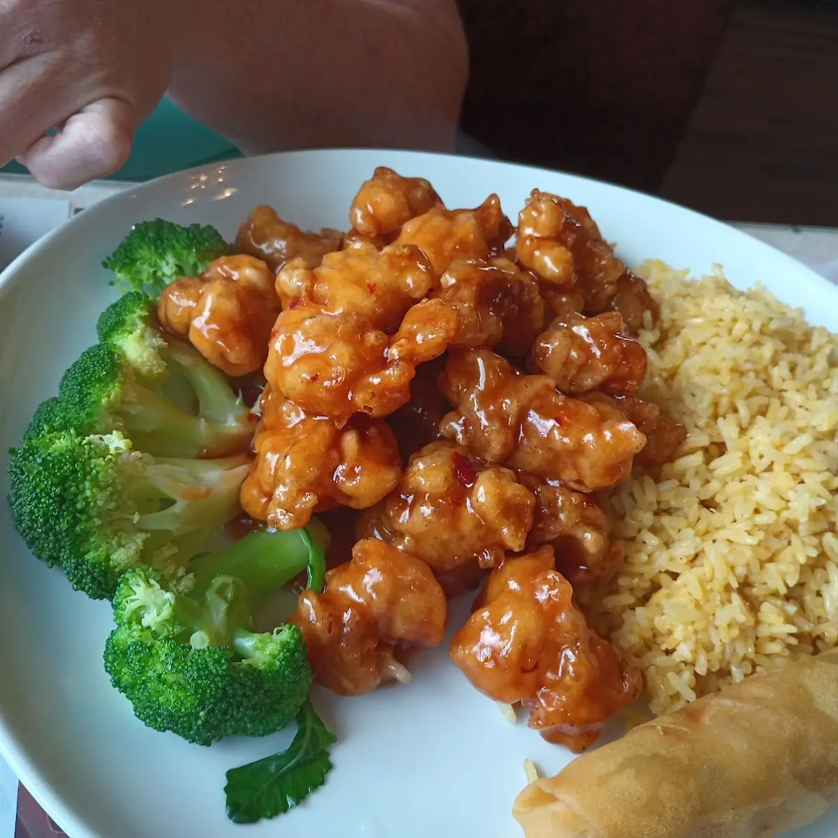 Sweet and Sour Chicken with Fried Rice