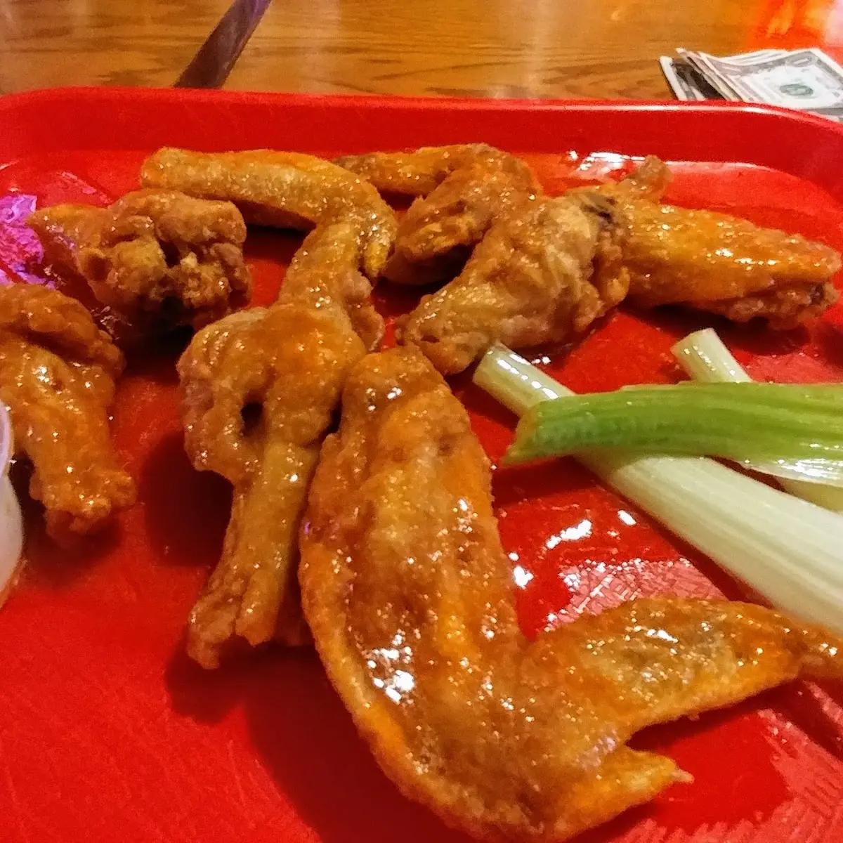 Chicken Wings w Bleu Cheese & Celery