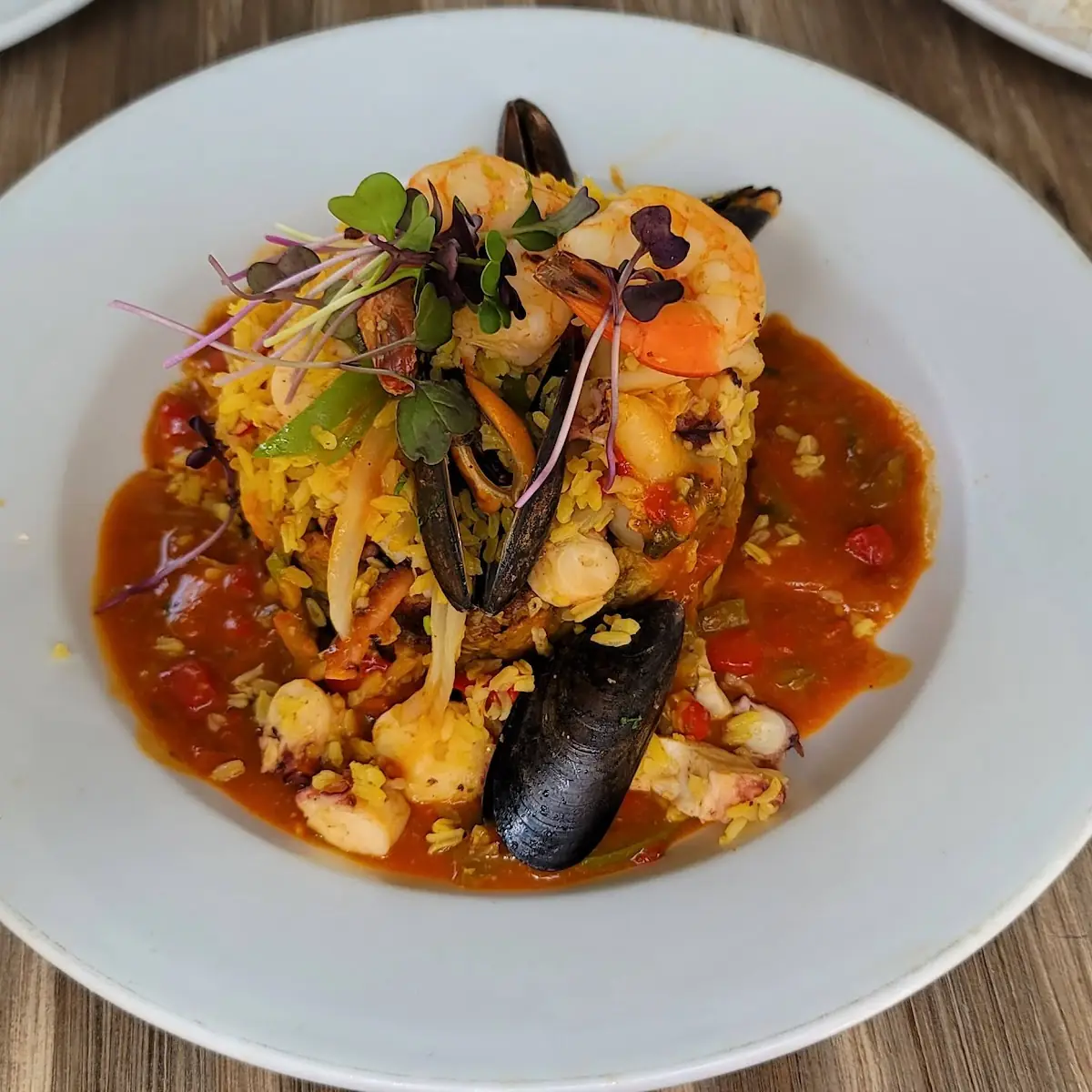 Mofongo Relleno De Mariscos