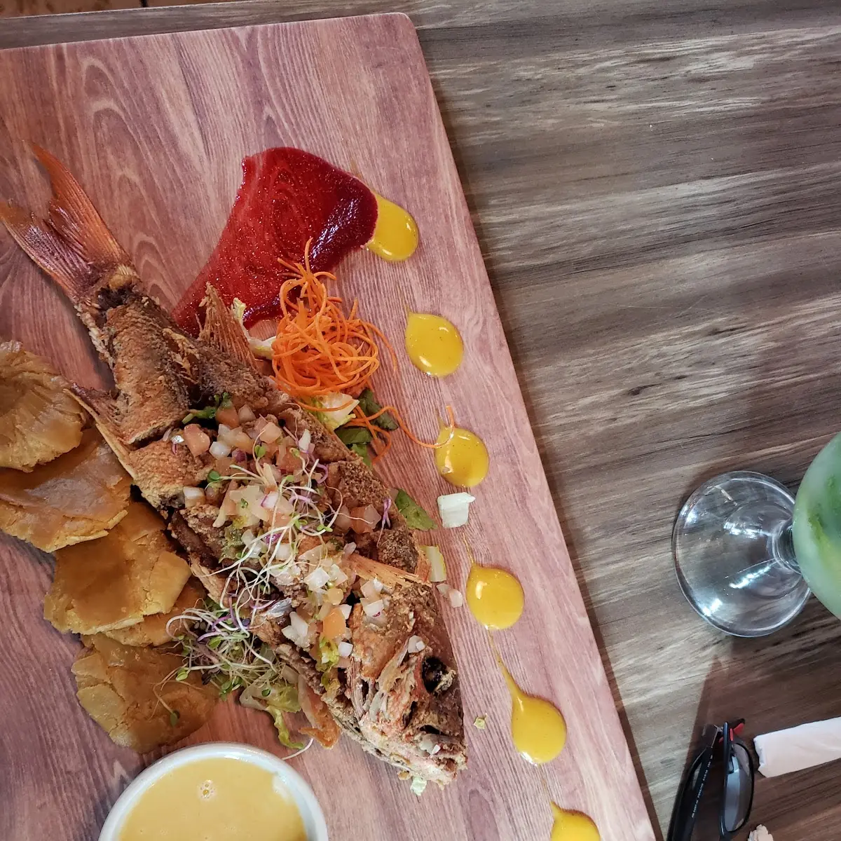 Whole Fried Snapper