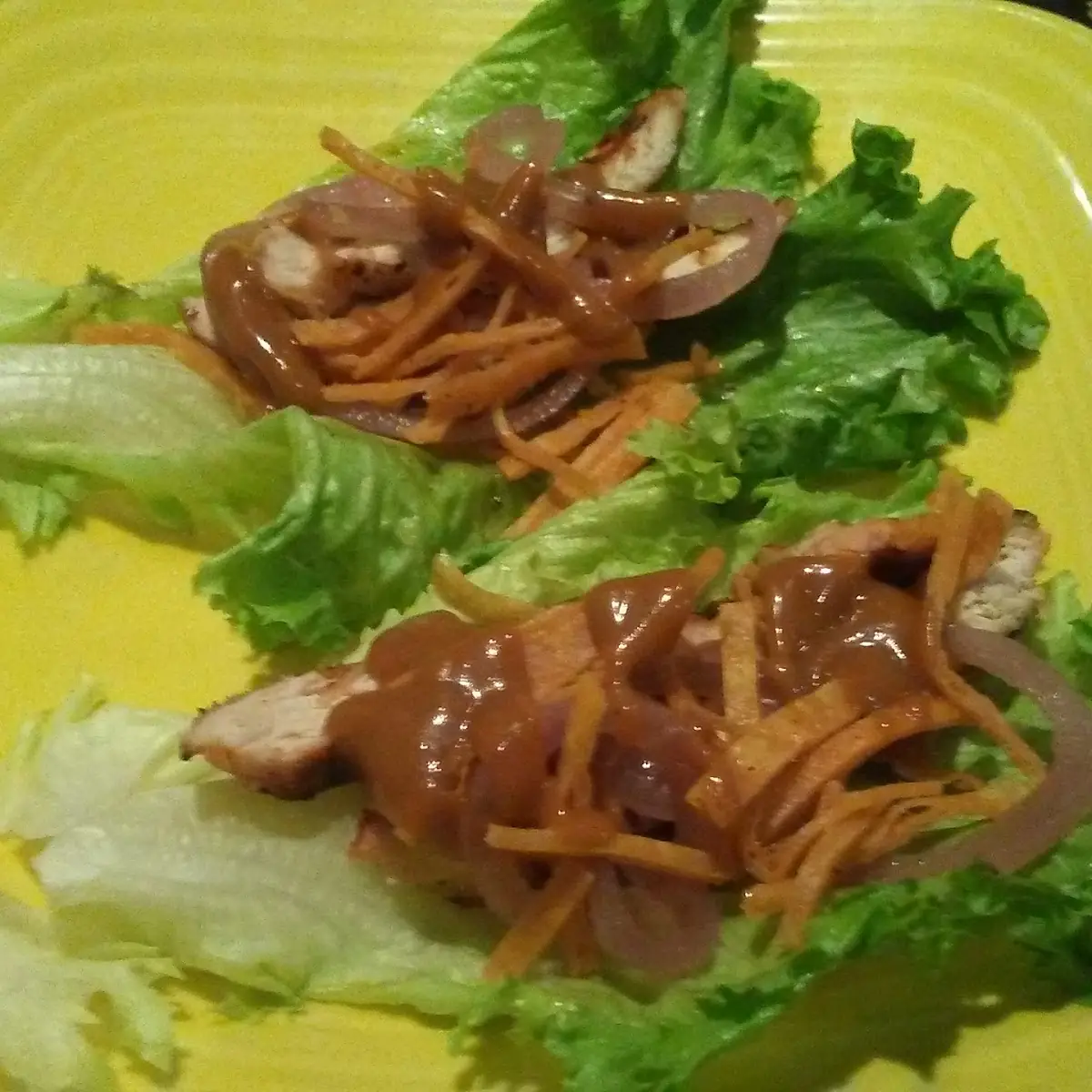 Thai Chicken Lettuce Wrap