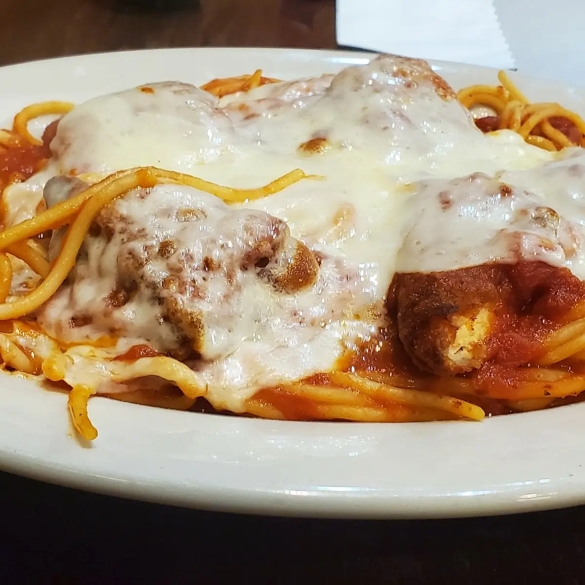 Chicken Parmesan Spaghetti