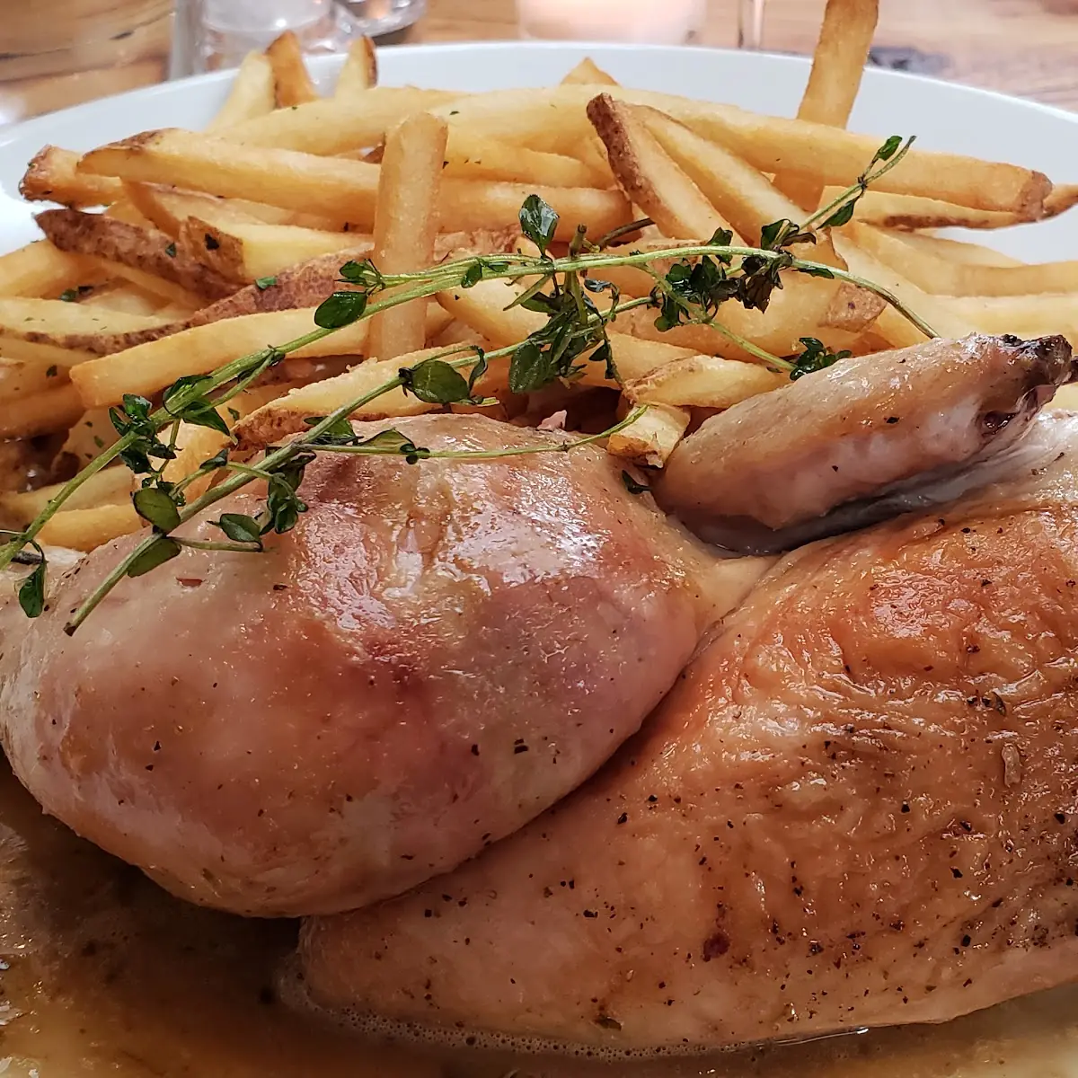 Poulet Roti Bio Au Thym