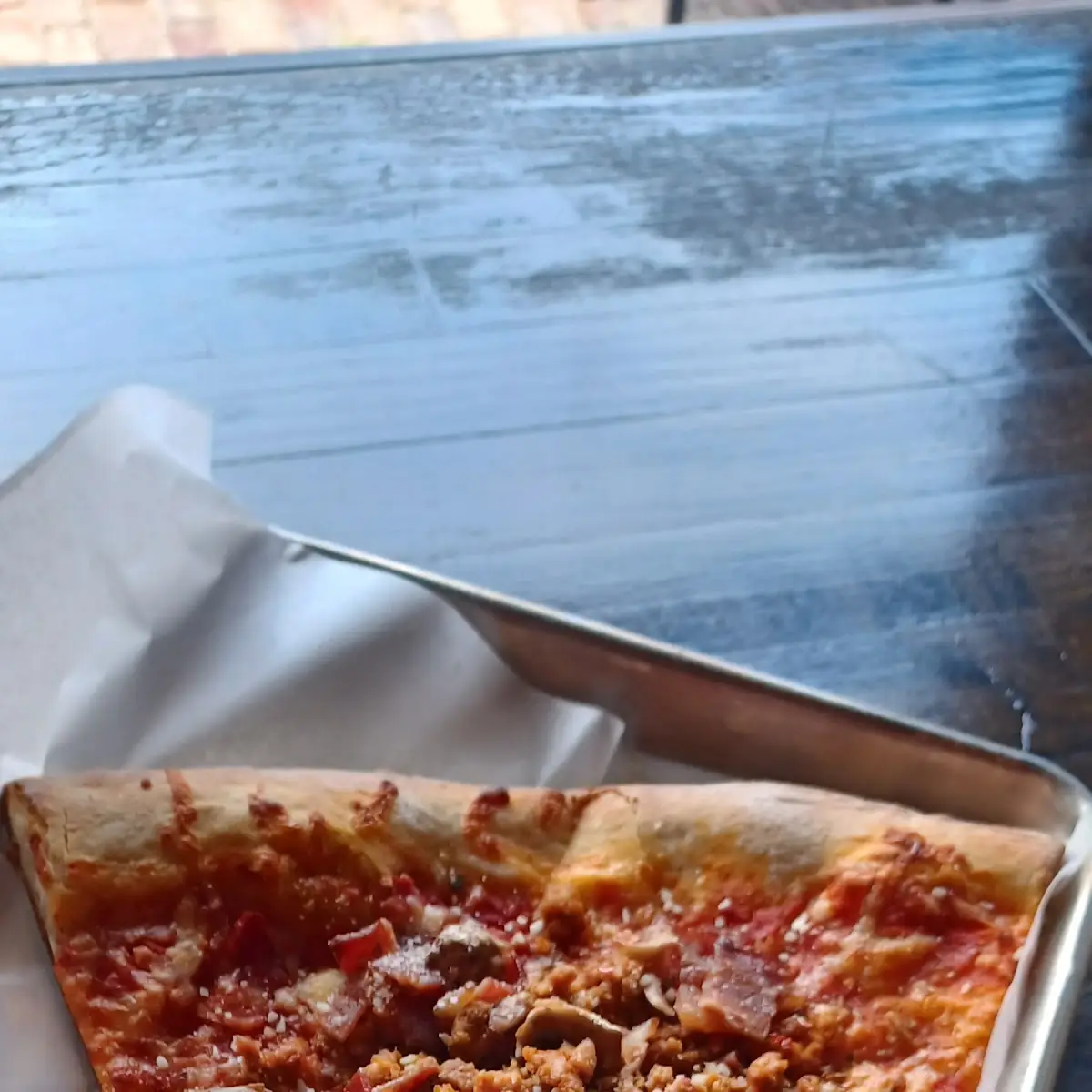 Daycare Bacon and Mushroom Pizza