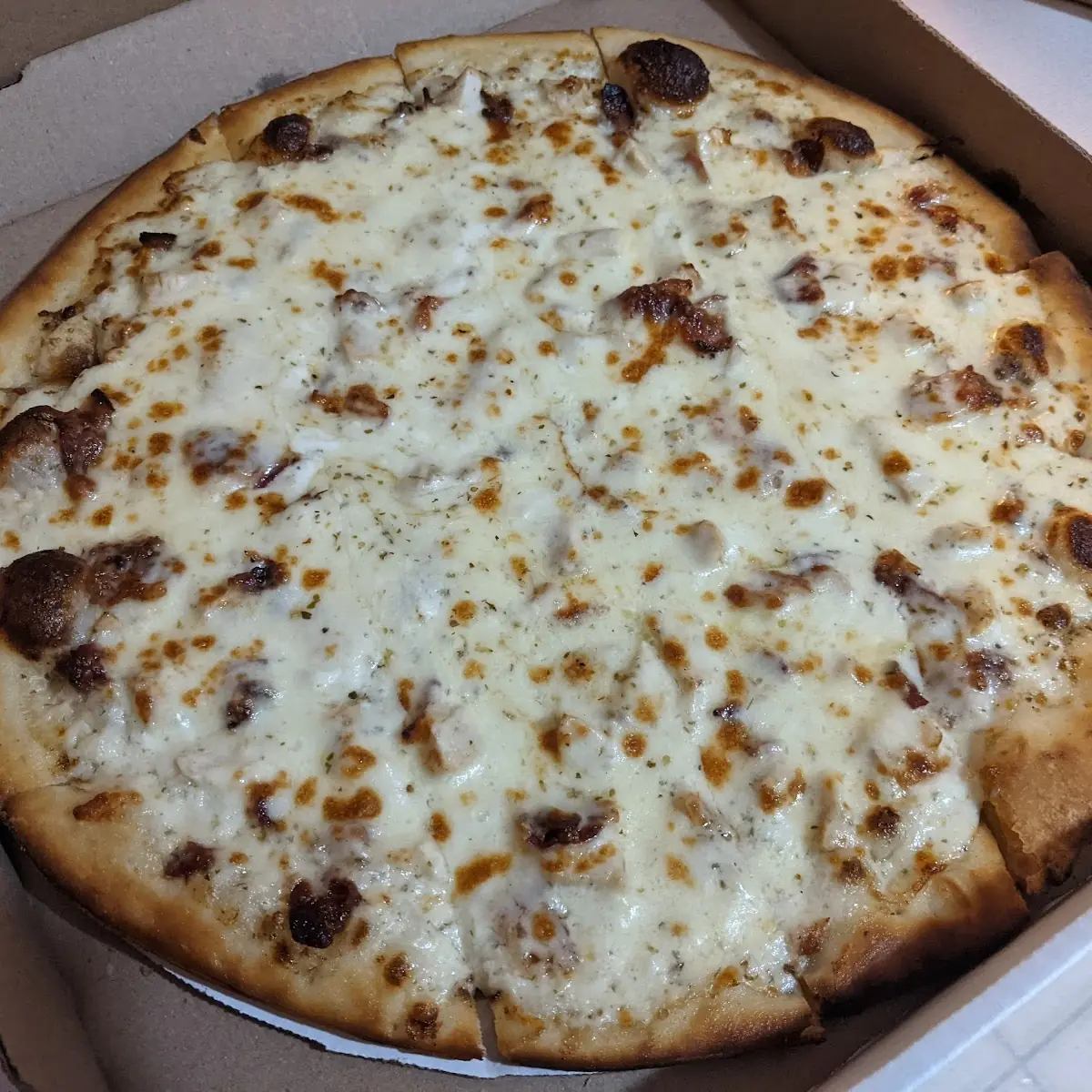 Chicken Bacon Ranch Pizza