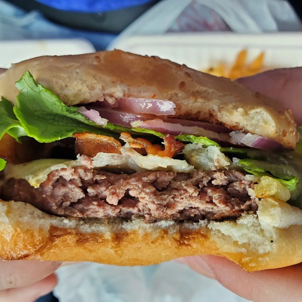 Beef Bacon Swiss Burger